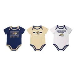 Colosseum Infant Boy's Montana State Bobcats Sandcastles Onesie 3-Pack