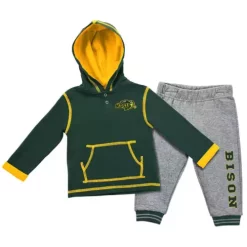 Colosseum Infant North Dakota State Bison Poppy Hoodie And Pants Set