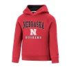 Colosseum Toddler Nebraska Cornhuskers Chimney Hoodie