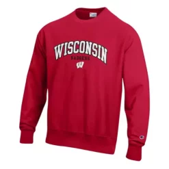 Champion Wisconsin Badgers Reverse Weave 22 Crewneck Sweatshirt