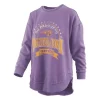 Pressbox Women's Northern Iowa Panthers Captain Crewneck Sweatshirt