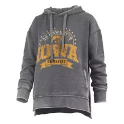 Pressbox Women's Iowa Hawkeyes Captain Hoodie