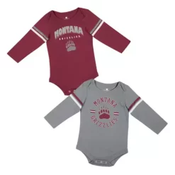 Colosseum Infant Montana Grizzlies Advert Onesie 2 Pack