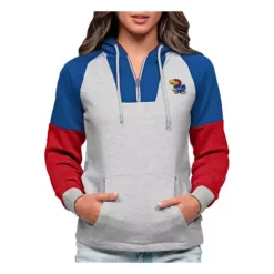 Antigua Women's Kansas Jayhawks Jackpot Hoodie