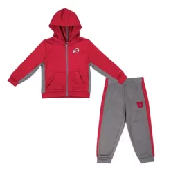 Colosseum Toddler Utah Utes Crumpit Hoodie & Pant Set