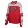 Colosseum Women's Nebraska Cornhuskers Baby Talk Crewneck Sweatshirt