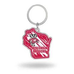 Rico Industries Rico Wisconsin Badgers Home State Key Chain