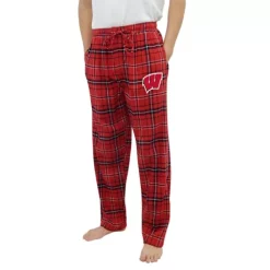 Concepts Sport Wisconsin Badgers Flannel Pants